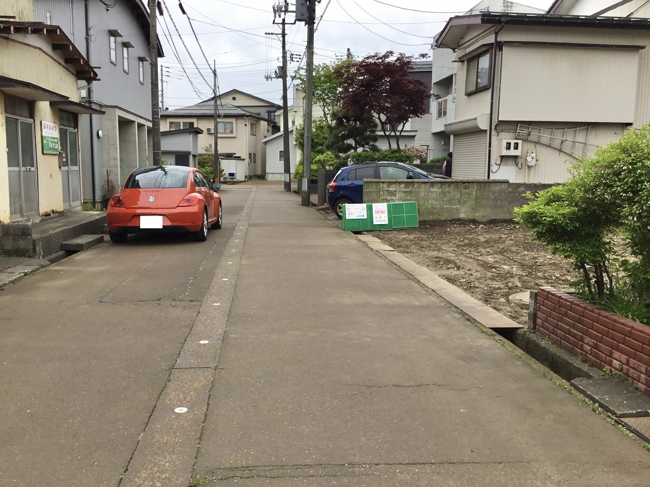 新潟県長岡市金房1丁目の区画図