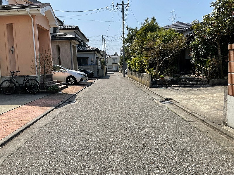 新潟県新潟市中央区鐙西2丁目の区画図
