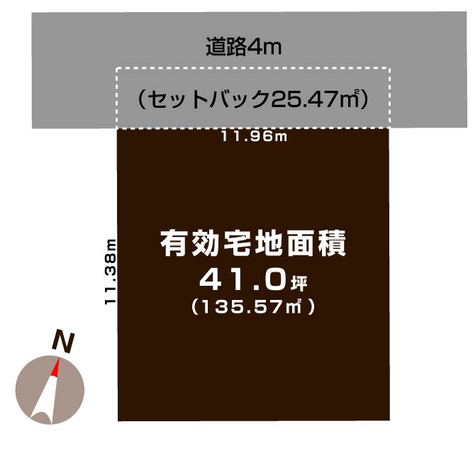 新潟県新潟市東区牡丹山１丁目の区画図