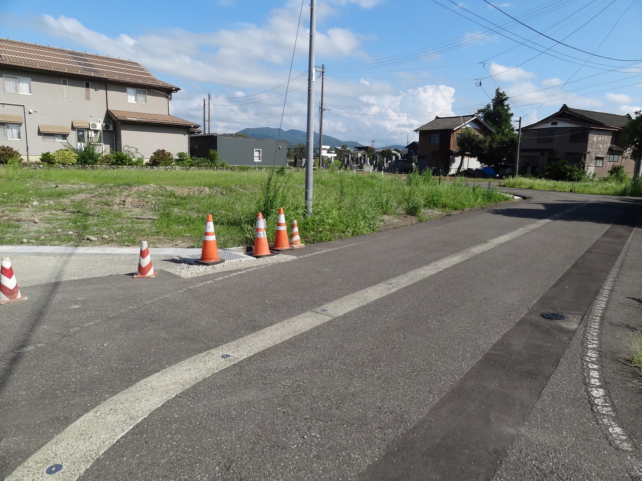 新潟県長岡市 神谷の区画図